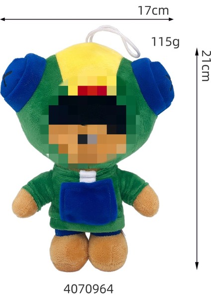 Yeni Wild Wild Bunch Peluş Oyuncaklar Spike Doll Oyuncak Bebek Peluş Kahraman Oyuncaklar (Yurt Dışından)
