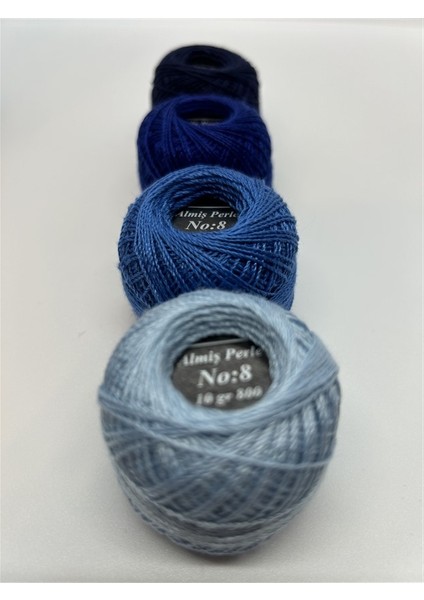 Almiş Perle Etamin-Kanaviçe 4'lü Iplik Seti (10 Gr-No:8) 823-820-798-800