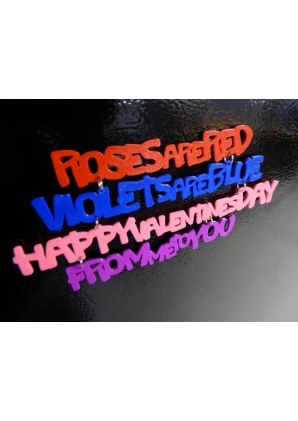 Sevgililer Günü Kafiye (Sadece Plastik Aparattır) 3D