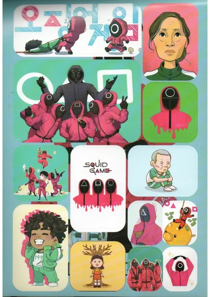 Squid Game Sticker Albümü fiyatları