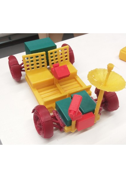 3dbear Mars Rover - Bir Ay Rover Remix (Sadece Plastik Aparattır!!!) 3D modelleri