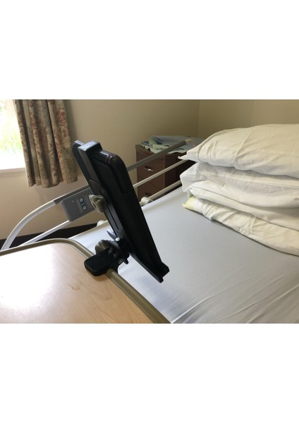 Yatak Başı Hastane Tepsisi Için Tablet Tutucu (Sadece Plastik Aparattır!!!) 3D