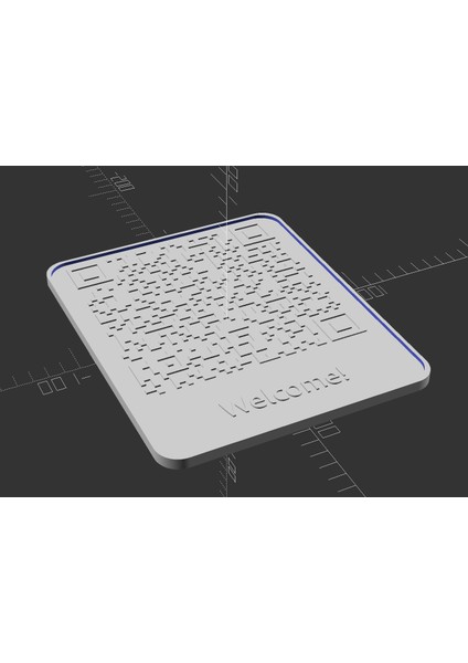 Özelleştirilebilir Wifi Qr Kod Işareti (Sadece Plastik Aparattır!!!) 3D fiyatları
