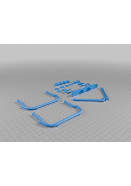 Fms K10 Rollbar ve Tampon (Sadece Plastik Aparattır!!!) 3D modelleri