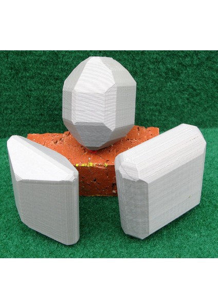 Üç Potasyum Sülfat Kristali (Sadece Plastik Aparattır!!!) 3D