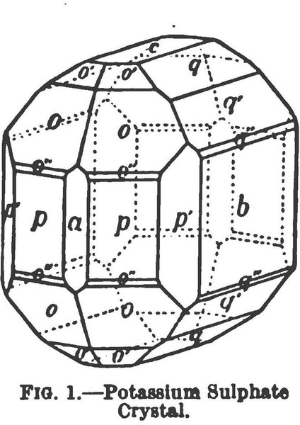 Üç Potasyum Sülfat Kristali (Sadece Plastik Aparattır!!!) 3D modelleri