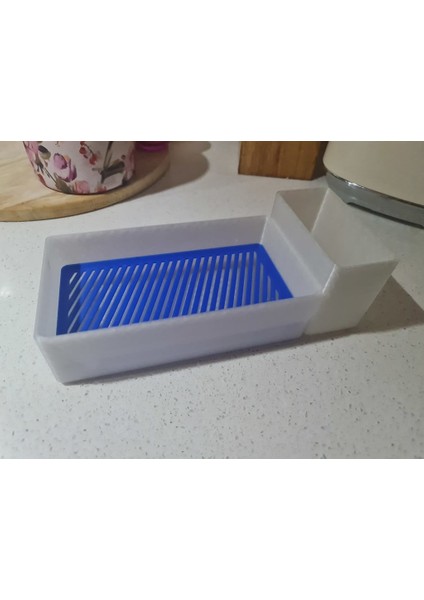 Damla Tepsisi ile Mutfak/banyo Caddy (Sadece Plastik Aparattır!!!) 3D