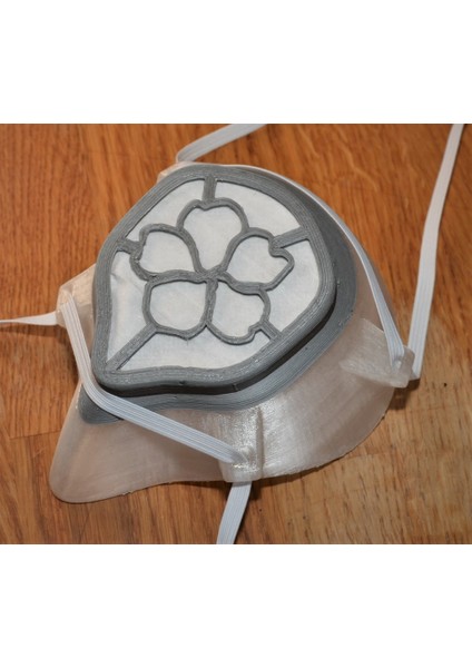 Solunum Maskesi, Çiçek Tasarımı, -19, Quicklock Ffp3 (Sadece Plastik Aparattır!!!) 3D