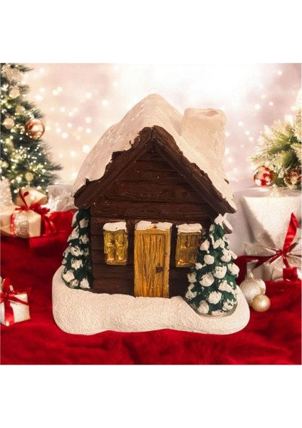 Dağ Evi Geri Akış Tütsü Objesi - Geri Akış Tütsülük - Tütsü Biblo - Yılbaşı Hediyelik fiyatları