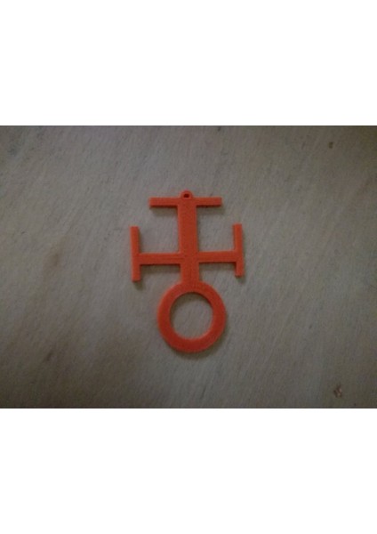 Eris Cüce Gezegen Kolye (Sadece Plastik Aparattır) 3D