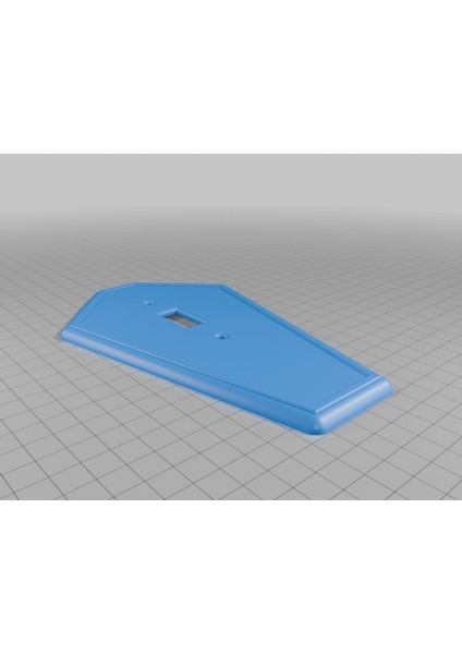 Tabut Işık Anahtarı Plakası (Sadece Plastik Aparattır) 3D modelleri