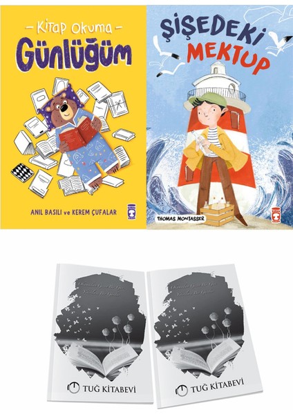 Kitap Okuma Günlüğüm ve Şişedeki Mektup + Hediyeli