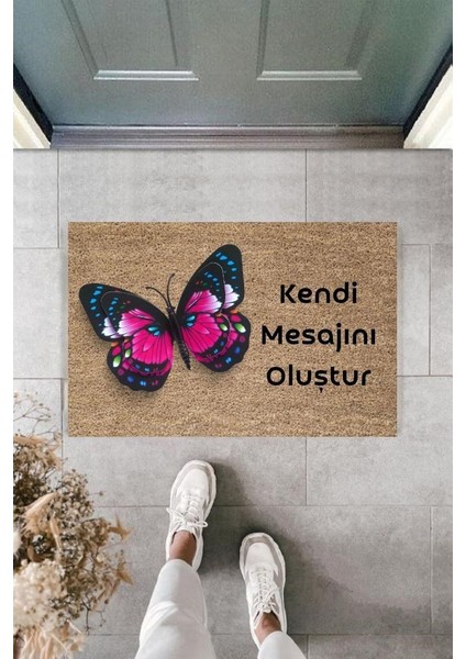 Dijital Baskı Kişiye Özel Iç Kapı Dekorasyon Paspas PS11234