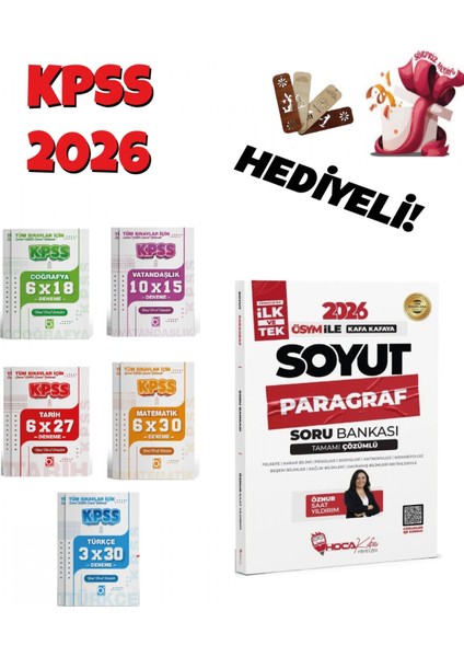 2026 Kpss Tyt Ales Dgs Soyut Paragraf Soru Bankası ve Gk-Gy Denem