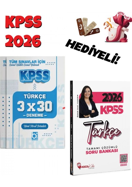 2026 Kpss Türkçe Çözümlü Soru Bankası ve Deneme Seti 2 Kitap Bige