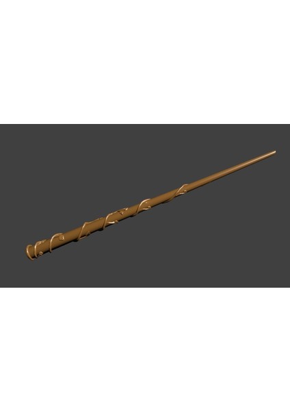 Hermione Tipi Değnek (Sadece Plastik Aparattır!!!) 3D
