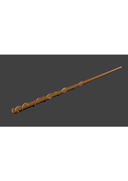 Hermione Tipi Değnek (Sadece Plastik Aparattır!!!) 3D