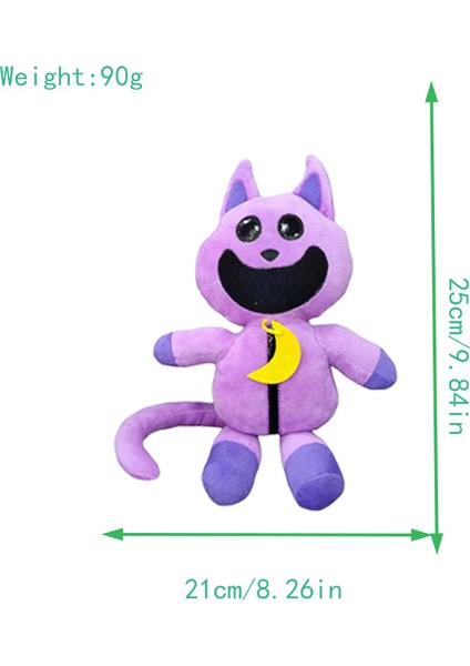 Yeni Smilingcritters Korkunç Mutant Mor Kedi Canavar Gülümseyen Hayvan Büyük Ağız Mor Kedi Heykelcik (Yurt Dışından)