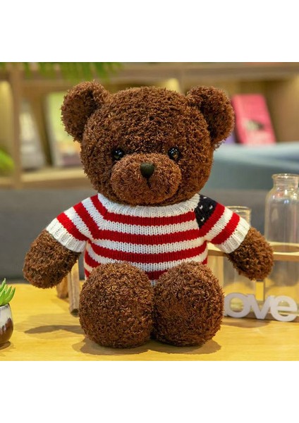 Jumper Ayı Bebek Peluş Oyuncak Oyuncak Ayı Bebek Bez Bebek Doğum Günü Hediyesi Aşk Ayı Bez Bebekler (Yurt Dışından)