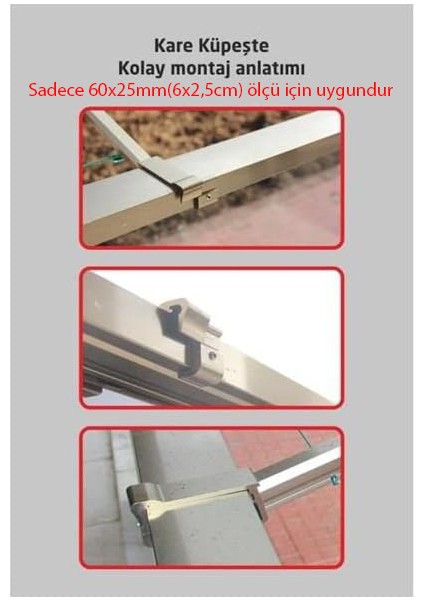 Balkon Çamaşır Kurutma Askısı Alüminyum Küpeşte Çamaşır Askılığı Kurutmalık Kare 6x2.5 cm Antrasit modelleri