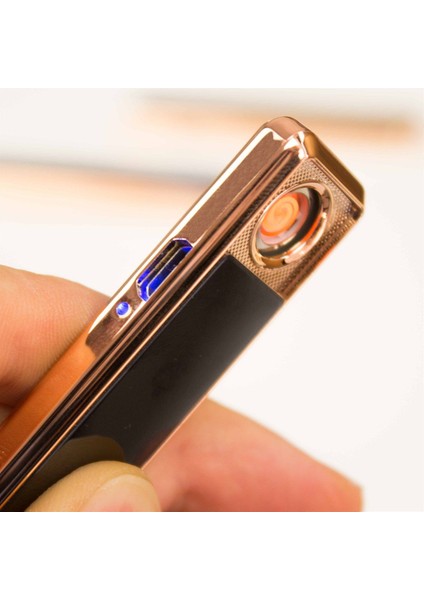 Kişiye Özel USB Şarjlı Rezistanslı Metal Lüx Çakmak modelleri