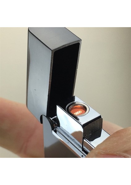 Marka Gri Renkli Kişiye Özel Deri Kılıflı Metal Lüks Çakmak fiyatları