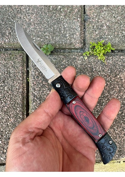 Ahşap Kabze Manuel Çelik Çakı
