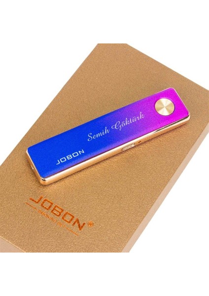 Kişiye Özel Lüx USB Şarjlı Rezistanslı Metal Çakmak Pembe (E-ZB-162) fiyatları