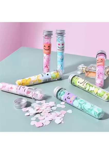 Yeni Seri 4'lü Paket 400 Yaprak Parfümlü Eriyen Tüp Mini Kağıt Sabun Öğrenci Çocuk Okul Dezenfektan fırsatları