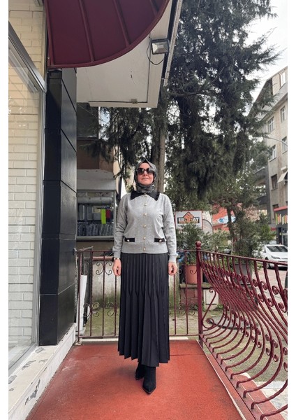 Triko Hırka Gri 5KOBHRK3048