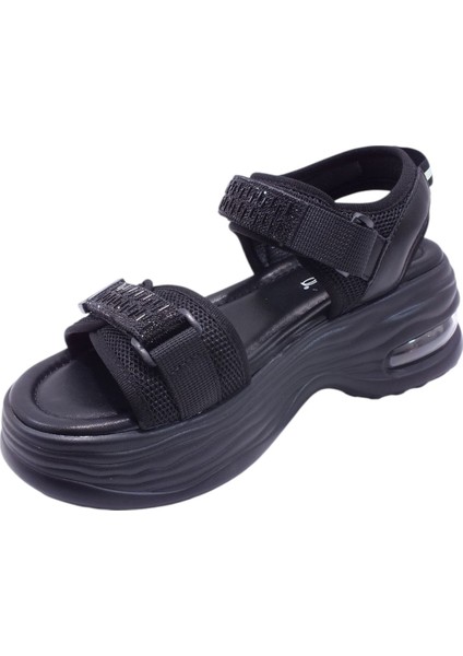 Payetli Platform Sandalet 25Y417-1 ( Kalıbı 1 Numara Küçüktür ) indirimleri