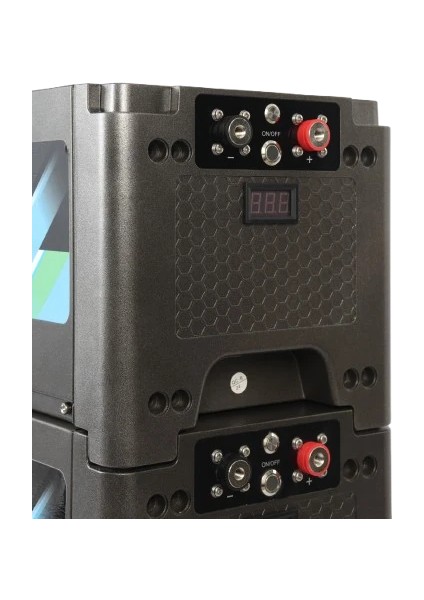 L7680 25.6V 300AH İstiflenebilir Lityum Akü LiFePo4