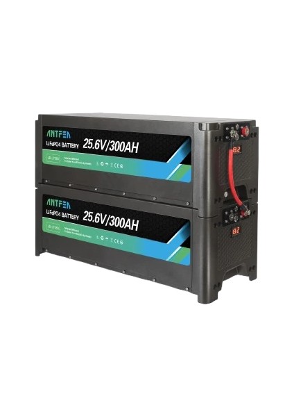 L7680 25.6V 300AH İstiflenebilir Lityum Akü LiFePo4