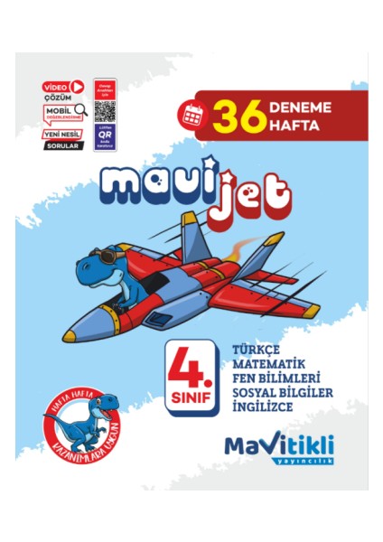 Mavitikli Yayınları 4. Sınıf 36 Hafta Deneme Mavijet