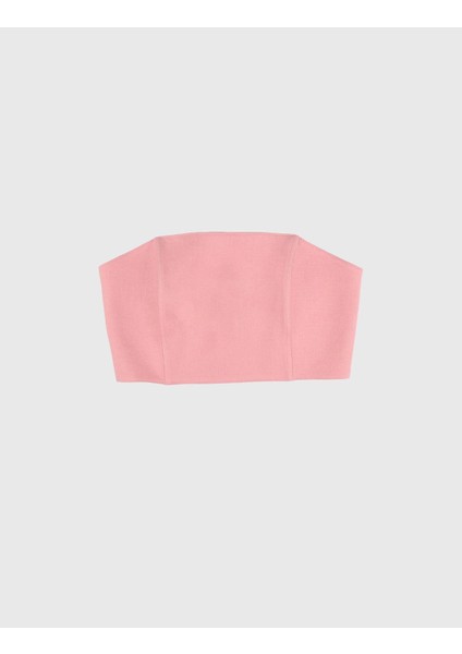 Teah Keten Pembe Kadın Büstiyer