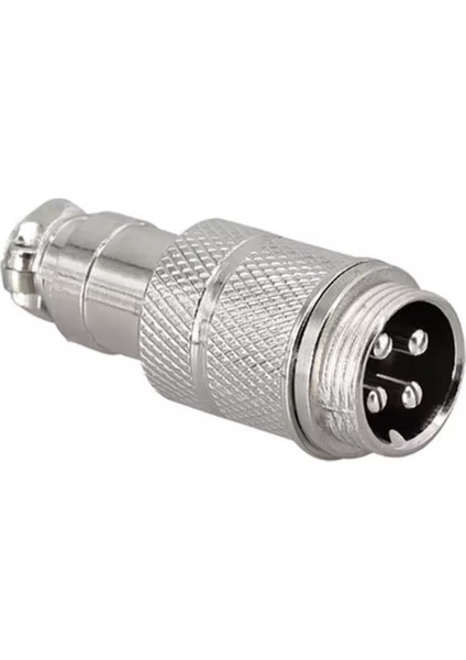 Mayk GX16-4 Pinli Metal Erkek Konnektör M16 16MM