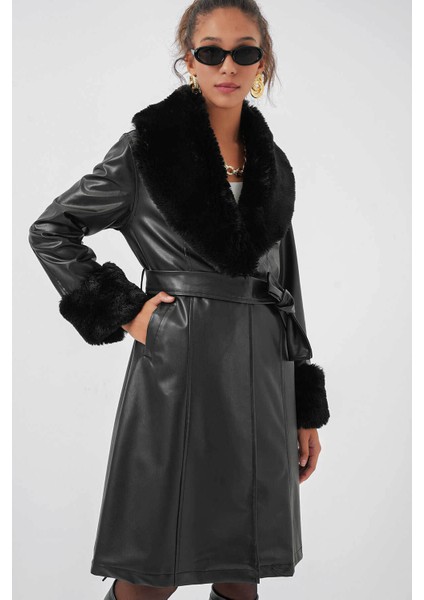 Siyah Kadın Kaban 1045 modelleri