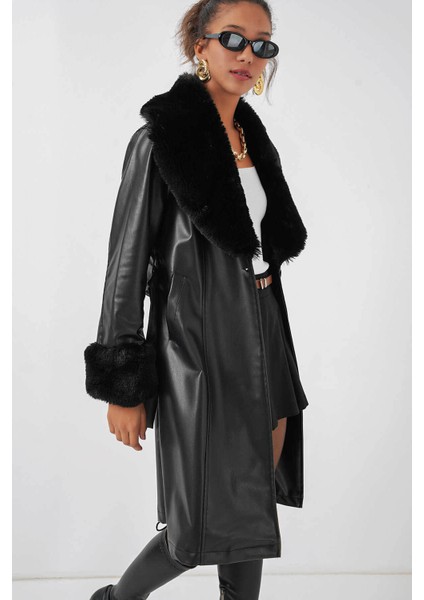 Siyah Kadın Kaban 1045 fırsatları