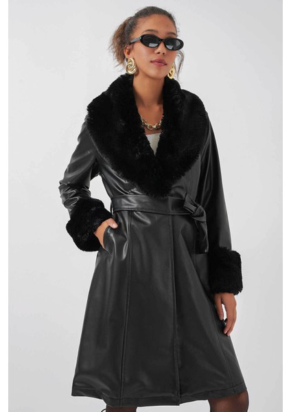 Siyah Kadın Kaban 1045 indirimleri