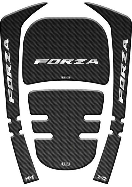 Honda Forza 2018-2020 Gri-Siyah Tank Pad
