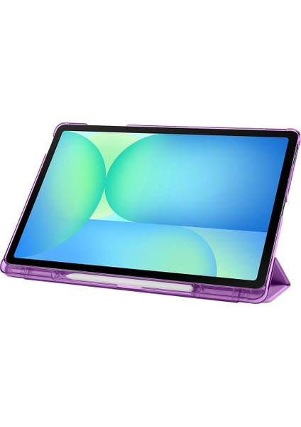 Galaxy Tab S10 Fe+ Plus 13.1" SM-X620 2025 Uyumlu Kapaklı Kılıf Kalem Bölmeli Standlı Uyku Modlu fiyatları