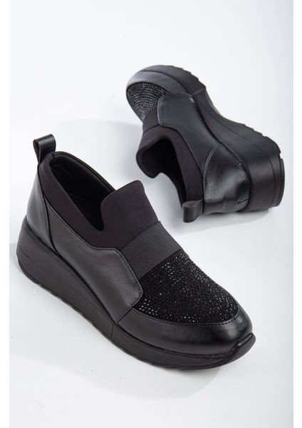 Damla Taş Detaylı Günlük Kadın Ayakkabı Siyah fırsatları