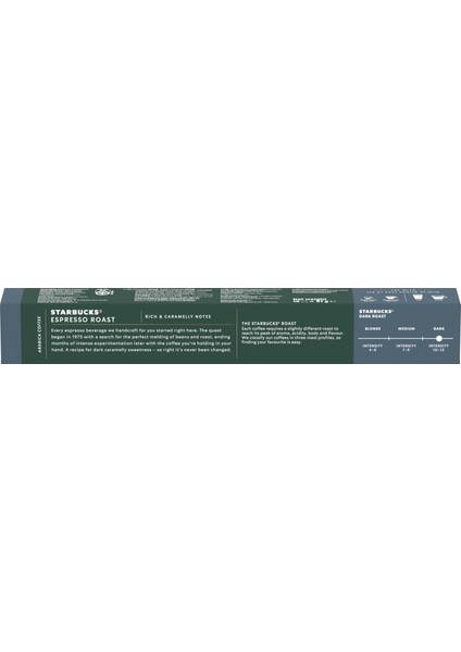 By Nespresso Dark Espresso Roast Kapsül Kahve 10 x 10 Adet fırsatları
