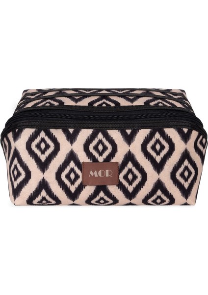 Sıvı Geçirmez Çok Amaçlı Tutma Kollu Makyaj Çantası Geniş Bölmeli Seyahat Tipi