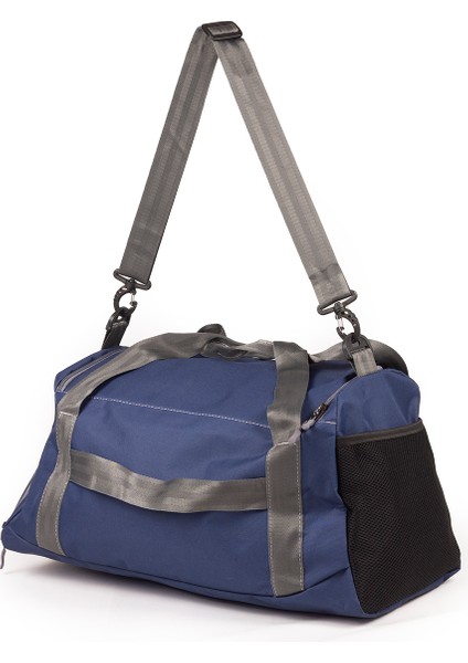 Orta Boy 52 cm Imperteks Kumaş Ayakkabı Bölmeli Seyahat Spor Gym Fitness Plaj Çantası Lacivert D550 modelleri