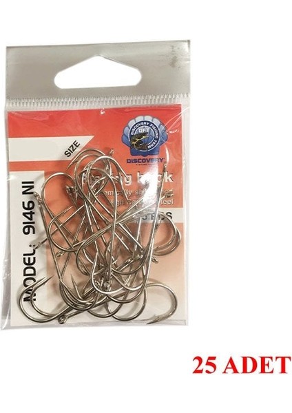 Discovery 9146 Nikel Olta Iğnesi No:3/0 25ADT