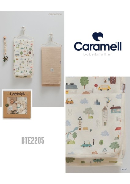 My Baby Kumsal 80X90 cm 1 Adet Penye 1 Adet Muslin Battaniye 1 Adet Emzik Askısı 3lü Set Kutulu 2205