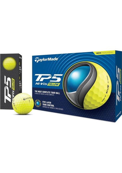 Tp5 Tour Spin Golf Topu, 5 Katmanlı, Yumuşak Hissiyat ve Yüksek Green Çevresi Spin modelleri