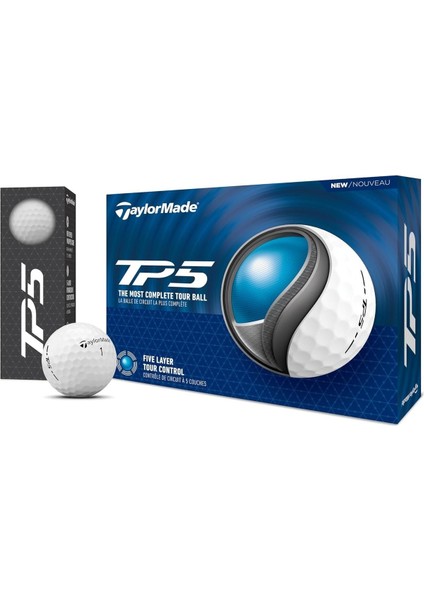 Tp5 Tour Spin Golf Topu, 5 Katmanlı, Yumuşak Hissiyat ve Yüksek Green Çevresi Spin modelleri