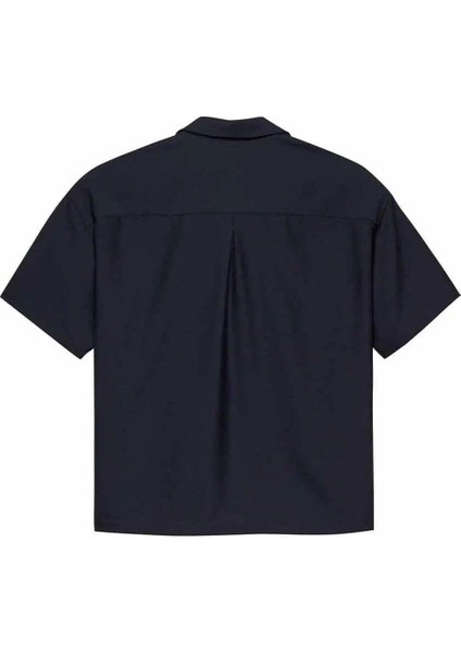 Şık Wıjk Yün Gömlek - Oversized, Siyah New Amsterdam Nakışlı, Kapatmalı fiyatları